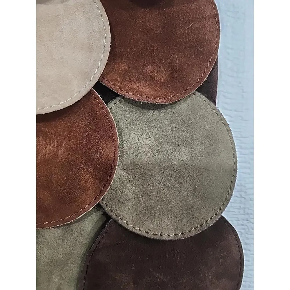 Womens Boho Aldos Faux Leather Wooden Beeded Shoulder Purse Hand Bag - Picture 4 of 9